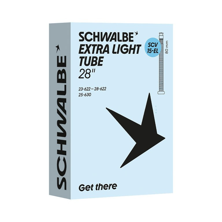 Cam. aria Schwalbe SCV15-EL extralight 28x0.90-1.10" 23/28-622/630 SCV sw 80mm