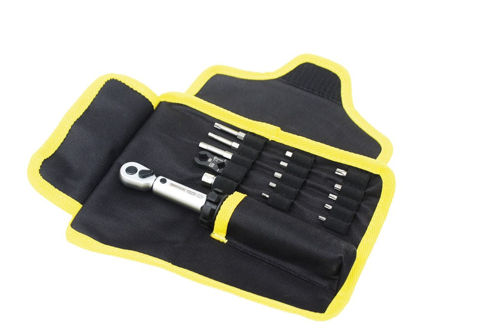 Llave dinamométrica Pedros Demi II con juego de puntas (3-15 Nm)