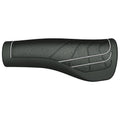 Manopole HERRMANS Line 124/90mm, Ø 22mm, nero/grigio
