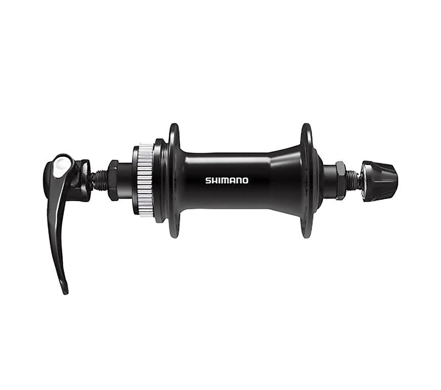 Buje Shimano HBQC400 RA de 36 orificios, negro, Centerlock, cierre rápido de 133 mm
