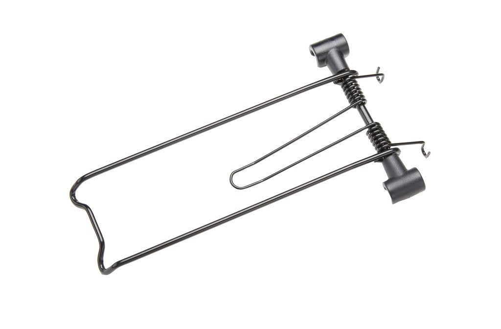 Portaequipajes abatible con resorte Clampit de Racktime para Shine Evo Standard + Tour, negro