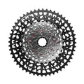 Pacco pignoni SRAM XS-1275 T-Type 12vel, 10-52 denti, XD-Body, nero