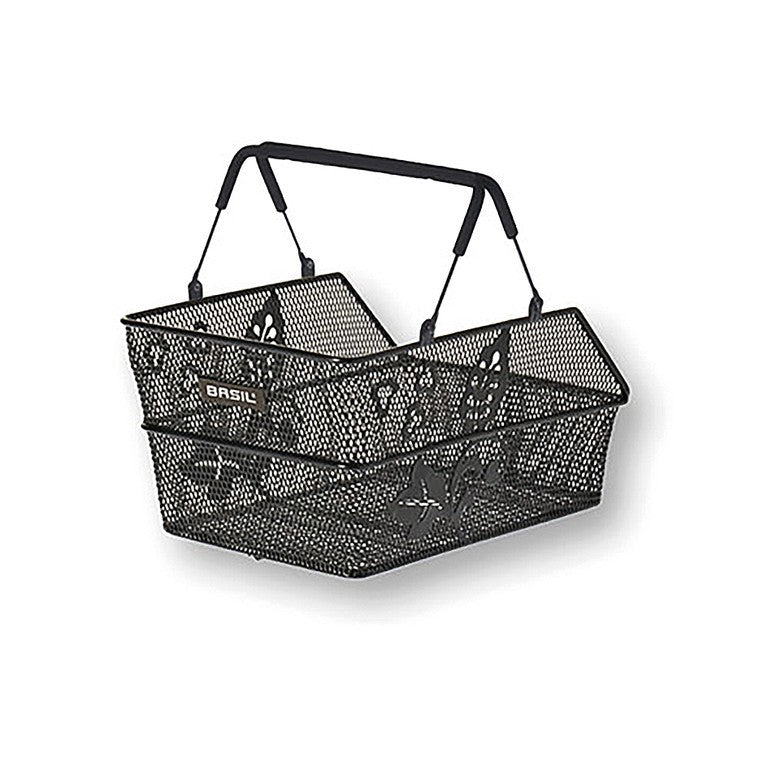 Cestino post. Basil Cento S Flower Multi 31x21x11cm,nr,ma. fini,acc,Multi Syst.