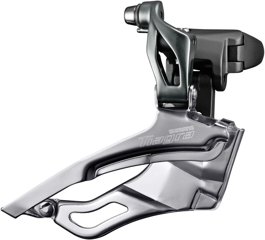 Desviador delantero Shimano Tiagra FD4703 Down Pull, 31,8 mm, 63-66°, 3x10 velocidades.