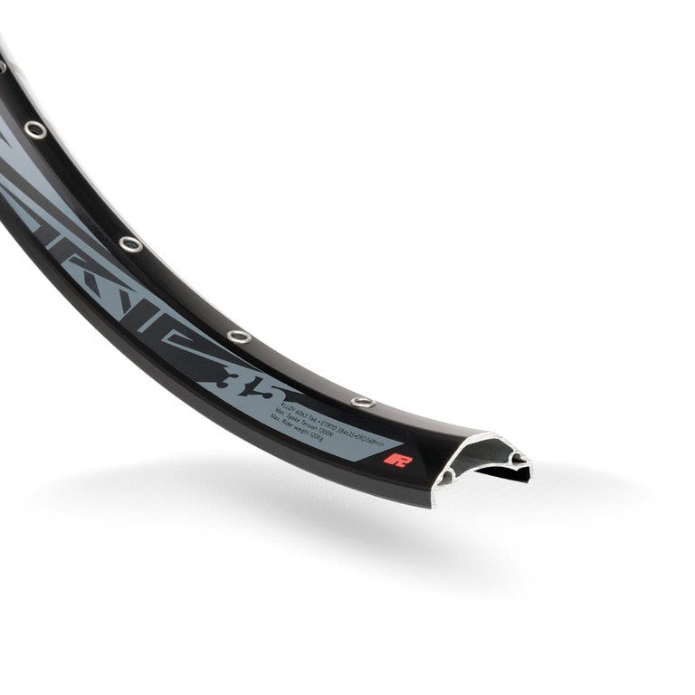 Llanta Rodi TRYP35 DB 27,5", negra, 32 agujeros, 584-35, LV 8,5 mm