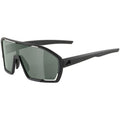 Alpina Bonfire Q-Lite Sportbrille, schwarz, silberverspiegelte Gläser, Kategorie 3