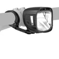 Luz de dinamo b&amp;m IQ-XL Highbeam de 300 lux con luz de carretera, negra, Lumotec