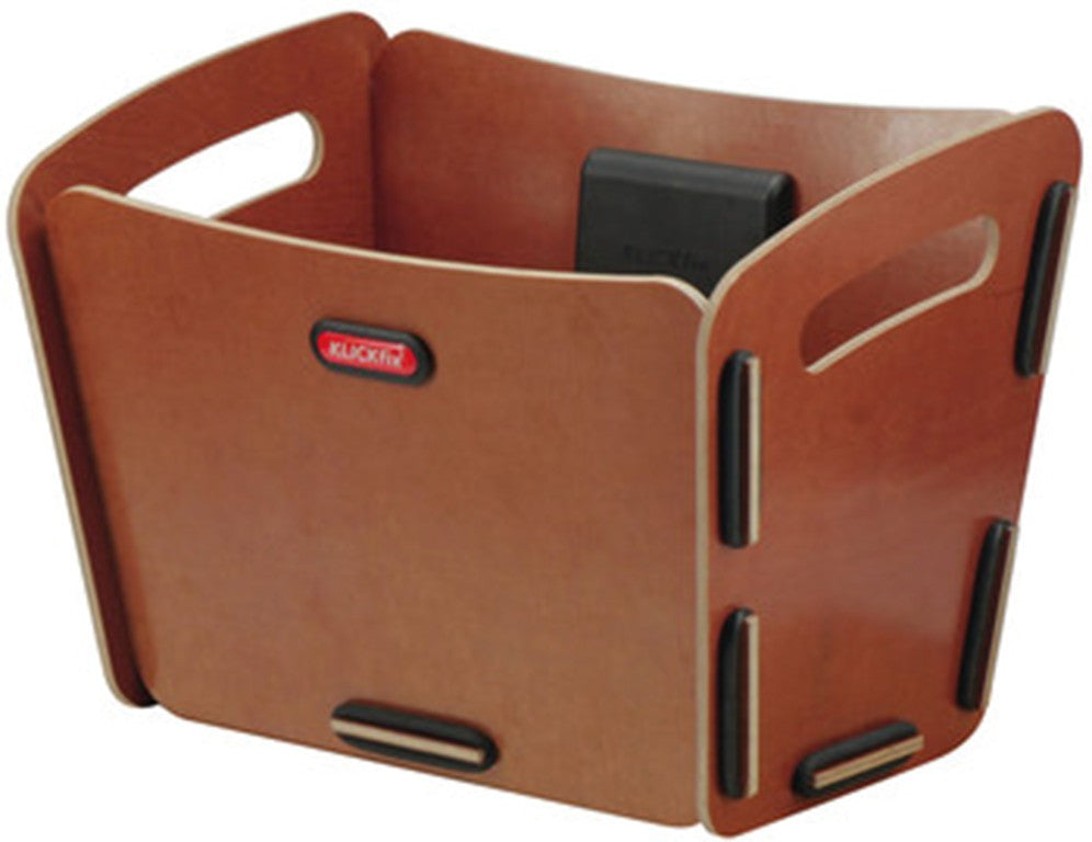 Cesta per bici 2 Klickfix p. mont. man. 32x23x21,5cm, natura