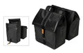 Borsa doppia Basil Urban Dry matt black, 35,5x17x42cm,50l, imper.