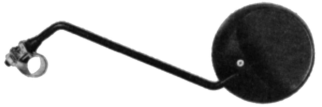 Espejo universal b&amp;m derecho/izquierdo, negro, redondo, Ø110mm