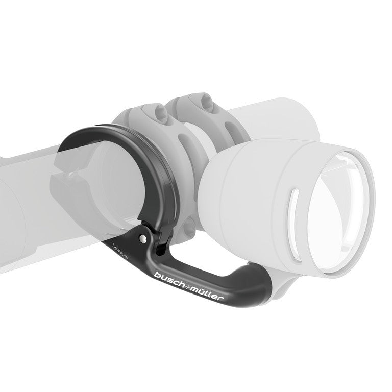 B&amp;M Aluminium-Lichthalter, Lenkerbefestigung Ø 25,4/31,8 mm
