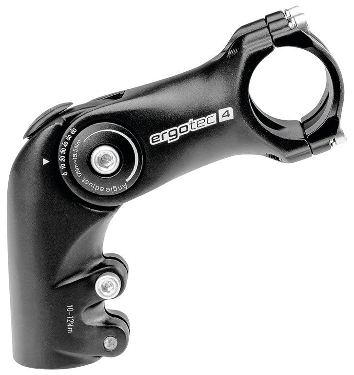 Att.man. A-Head Ergotec Octopus2/50 31,8 1 1/8", Ø 28,6/31,8mm, 90mm, nero