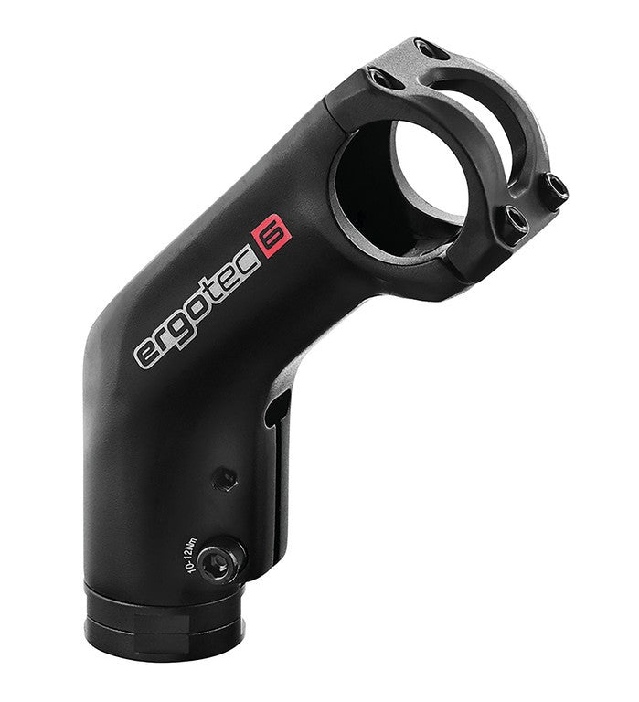 Att. man. A-Head Ergotec High BarracudaI c.an., Ø 28,6/31,8mm, 90mm, 45°,nero