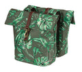 Borsa doppia Basil Ever-Green verde timo, 28x16x35cm, 28-38l