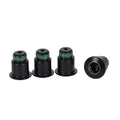 Kit de tornillos de plato Force 11.6918.004.000, 4 brazos, aluminio negro, D1