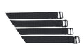 Cinghie di fissaggio Basil Bridge System nero, per borse doppie, 4 pezzi