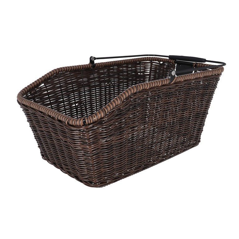 Cestino post. KLICKfix Structura GT 44x24x20cm, br, intrecc.,p. Racktime