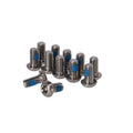 Kit de tornillos para freno de disco SRAM T25, titanio, plateado, 12 piezas