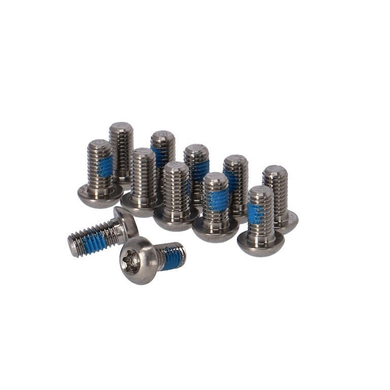 Kit de tornillos para freno de disco SRAM T25, titanio, plateado, 12 piezas