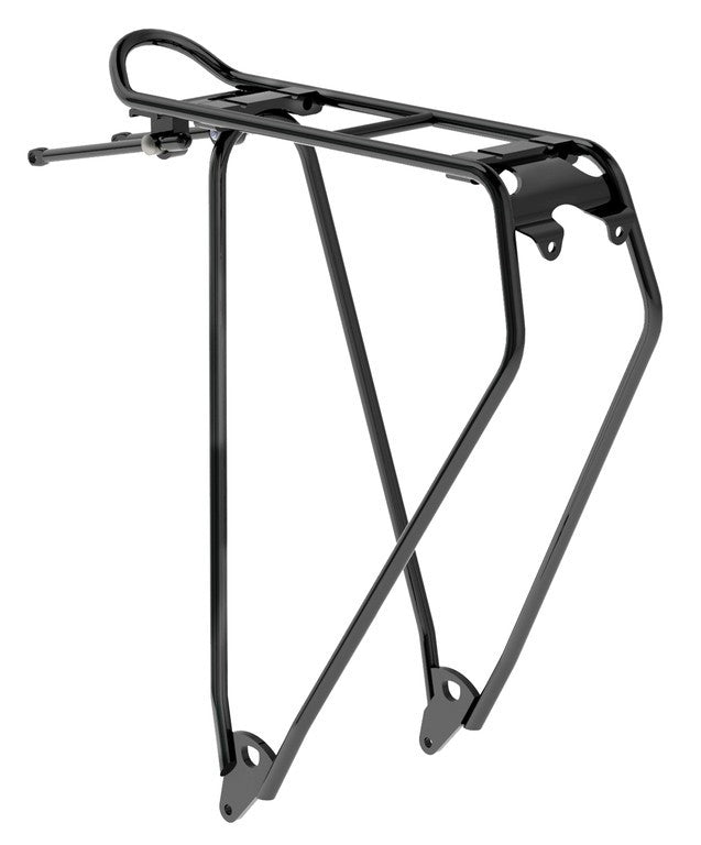 Portaequipajes Racktime Lightit, negro, 28", aluminio, aprox. 570 g