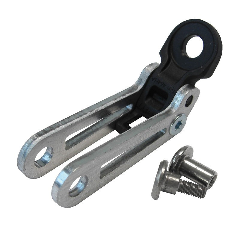 B&amp;M Lichthalterung, Aluminium, silber, Gabelbefestigung