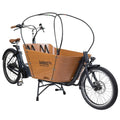 Set di aste Babboe p. cop. pioggia/sole nero, per City, set completo