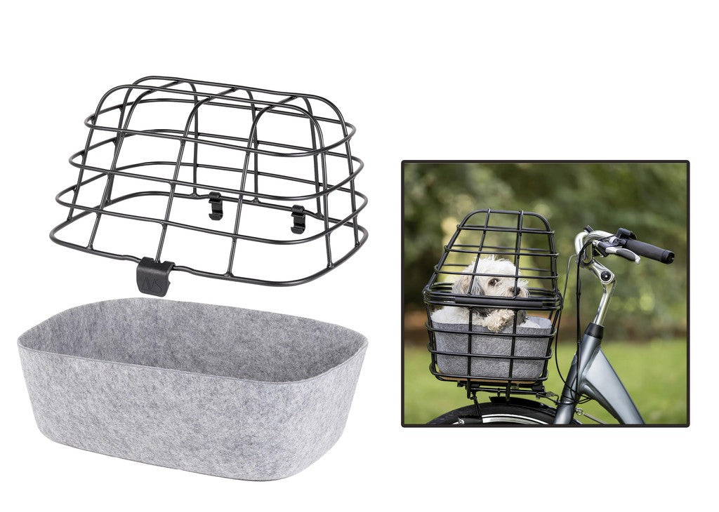 Copert. cestino Atranvelo Duo Cover nero, 44x36x26cm, 26l, 1950g