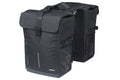 Bolsa doble Basil Move MIK, negra, 30 l