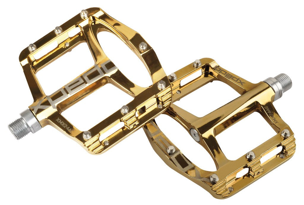 Pedale Xpedo SPRY+ goldslick, 9/16", platform