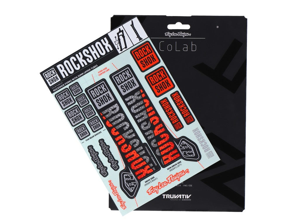 Decal Kit Troy Lee Designs-S/O 35mm Pike/Lyrik/Yari/Domain/Revel.(2018+)