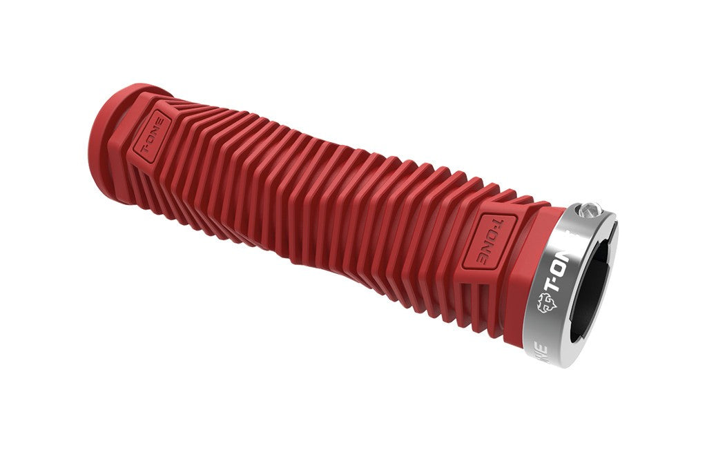 Manopole T-One DNA 130mm, singola, rosso/grigio