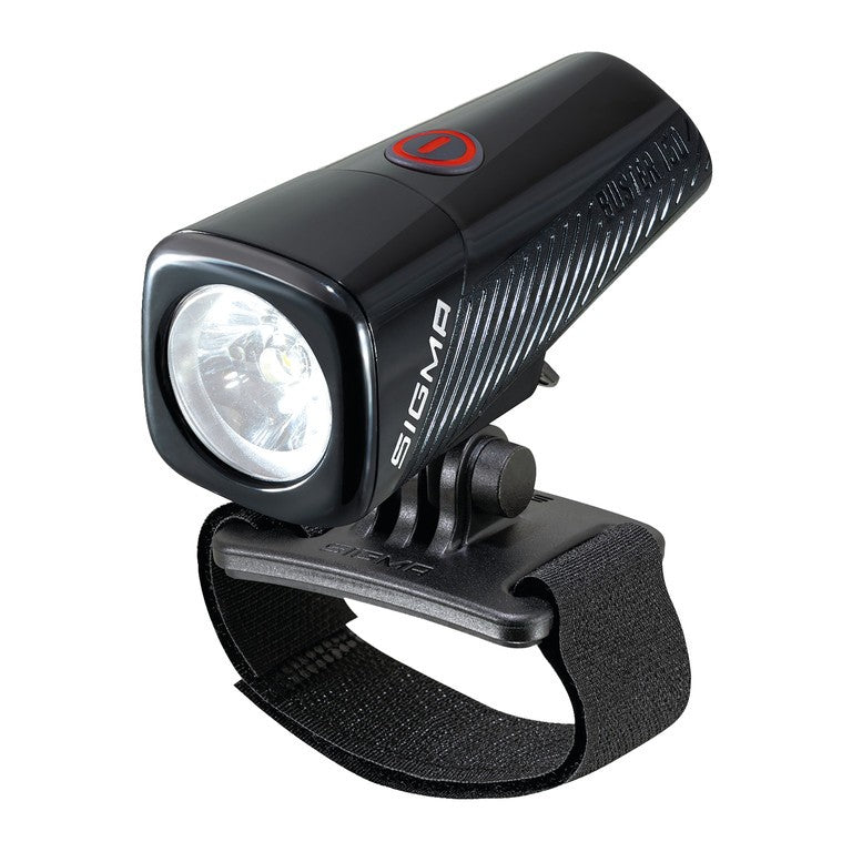 LED-Leuchten für Sigma Buster 150 HL Helm, schwarz, mit Universalhalterung.