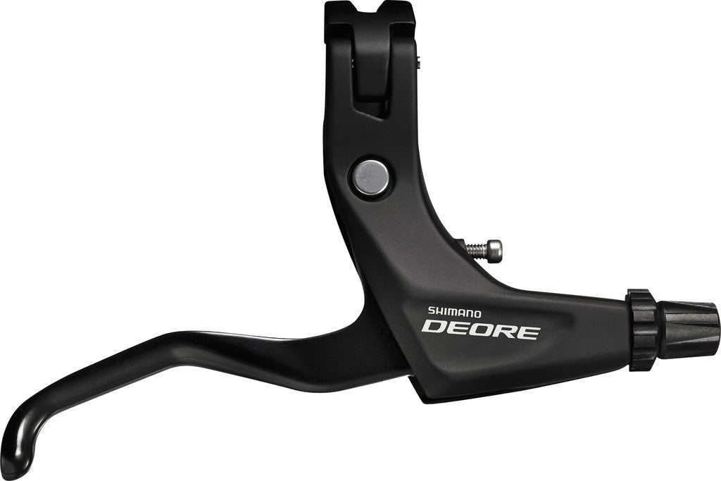Maneta de freno derecha Shimano Deore BL-T 610, negra, 2 dedos, V-Brake