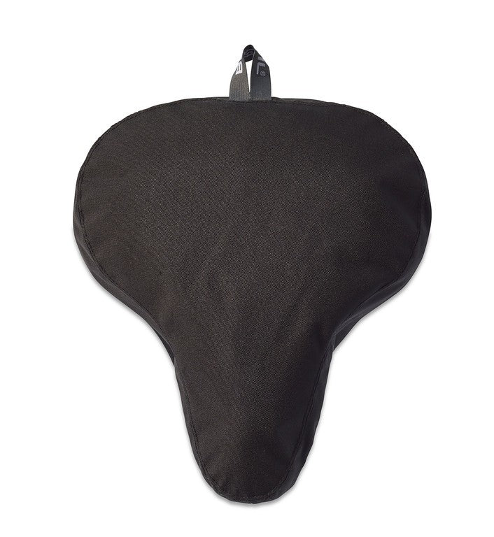 Funda de asiento Basil Go, color negro sólido, 150 x 70 x 80 mm, poliéster