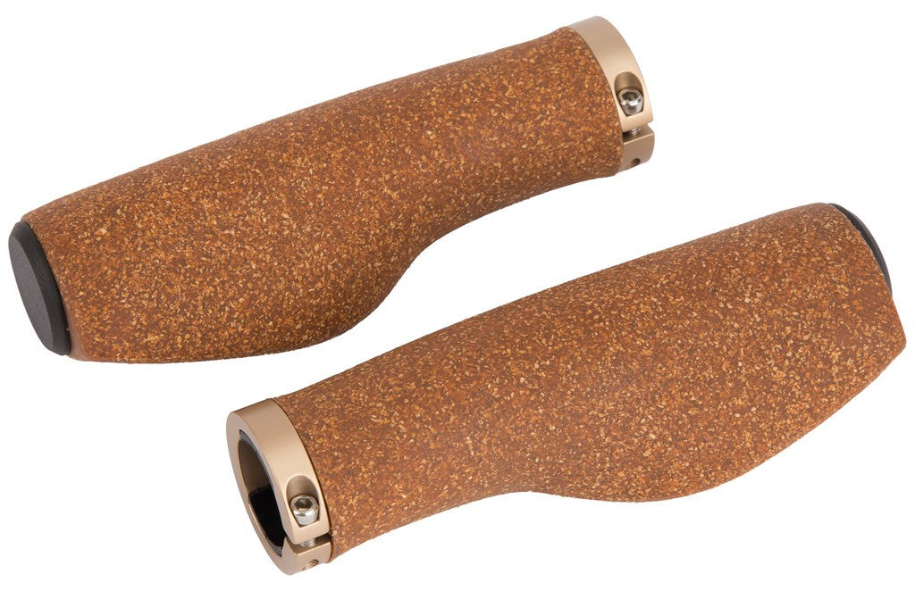 Manopole Ergotec Kyoto Kork 130mm, Ø 22mm, marr, sughero