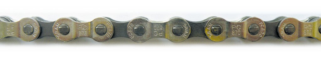 Catena cambio SRAM PC 870 114 maglie 6/7/8vel arg