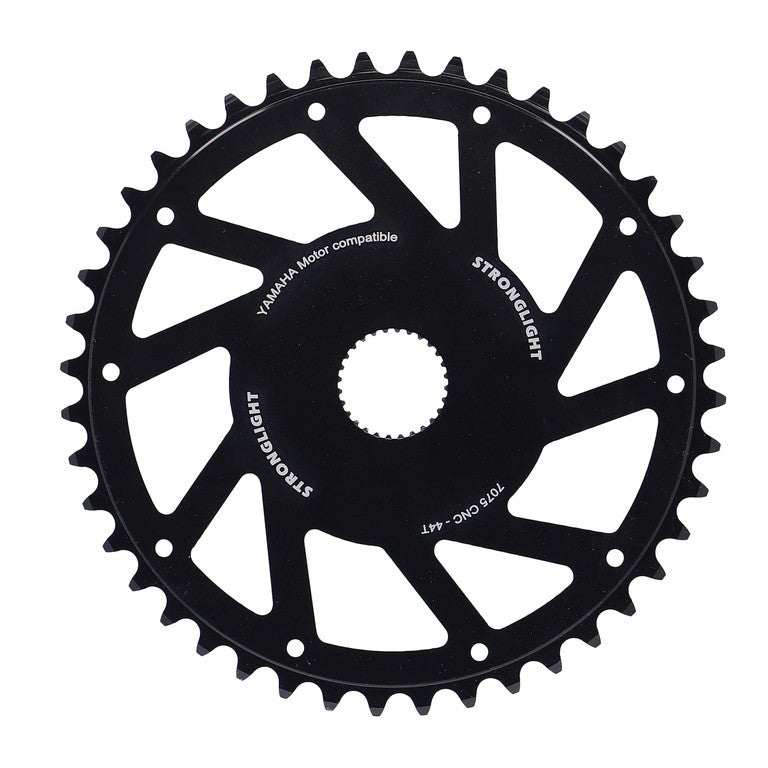 Plato de 44 dientes para bicicleta eléctrica Stronglight Yamaha, montaje directo