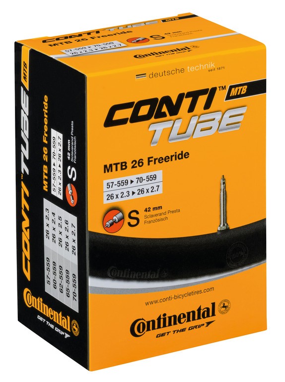 Cámara de aire Conti MTB 26 Freeride 26x2.30-2.70" 57/70-559 VP 42mm