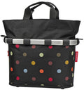 Borsa City KLICKfix Bikebasket ovale dots, 34x31x17,5cm, 12l, 730g