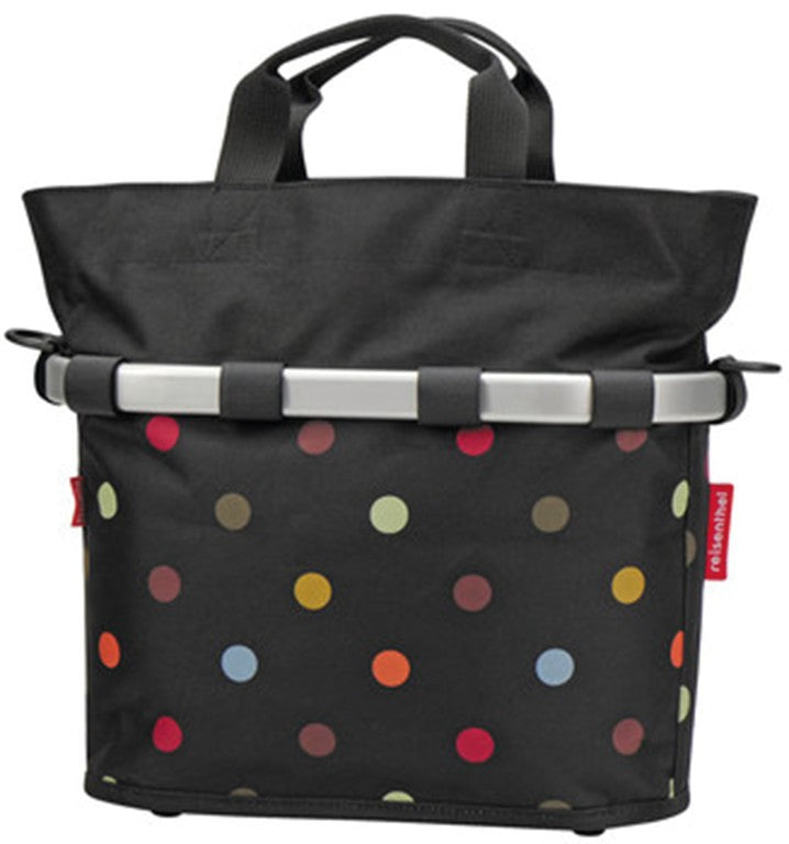 Borsa City KLICKfix Bikebasket ovale dots, 34x31x17,5cm, 12l, 730g