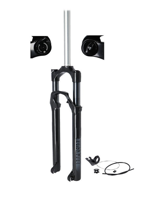 Force. RockS.Recon Silver RL Disco de 100 mm, 27,5" 1 1/8", ne, 9QR, remoto, SA, 42off, D1