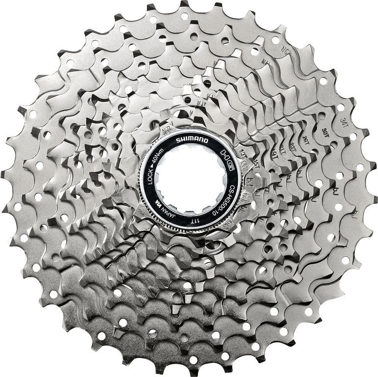 Pacco pignoni Shimano CSHG500 10vel11-13-15-17-19-21-23-26-30-34 Z