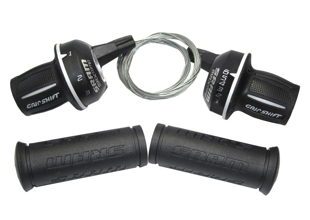 Set cambio twist SRAM MRX Comp Micro Front 1:2, 3x7vel, nero