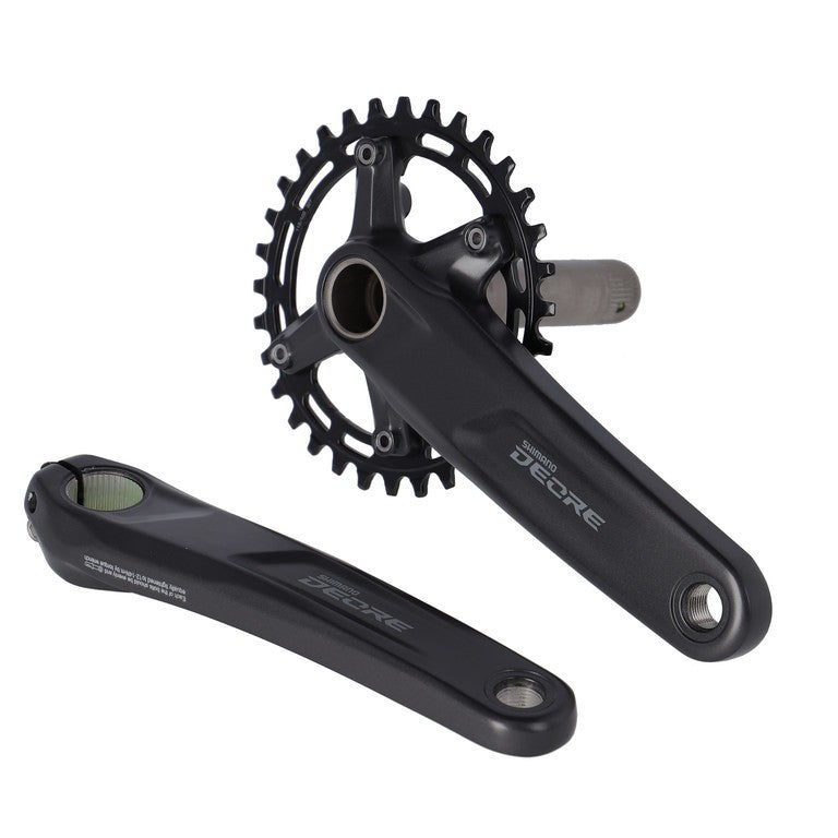 Shimano DEORE FC-M5100-1 Kurbelgarnitur 11-fach, 30 Zähne, 175 mm, NR, 2-teilig, ohne Dämpfung