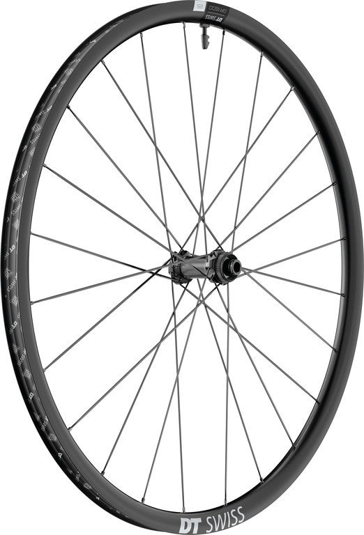RA DT Swiss GR1600 Spline 25 DB 28"/24 Aluminium schwarz, CL, 100/12 mm TA