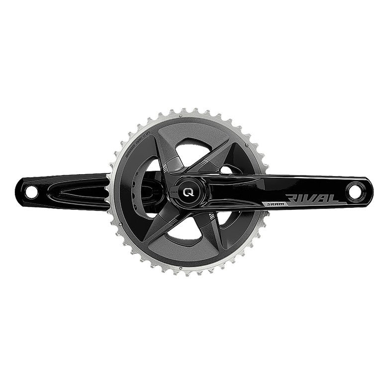 SRAM Rival D1 Quarq Road DUB Wide 160 mm, 43-30 Zähne, Yaw, 12-fach, 94 mm Lochkreis, 47,5 mm Laufradsatz, Aluminium, DM