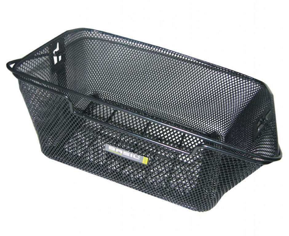 Cestino post. Basil Capri 30,5x34,5x18cm, nr, a maglie str.,smuss.