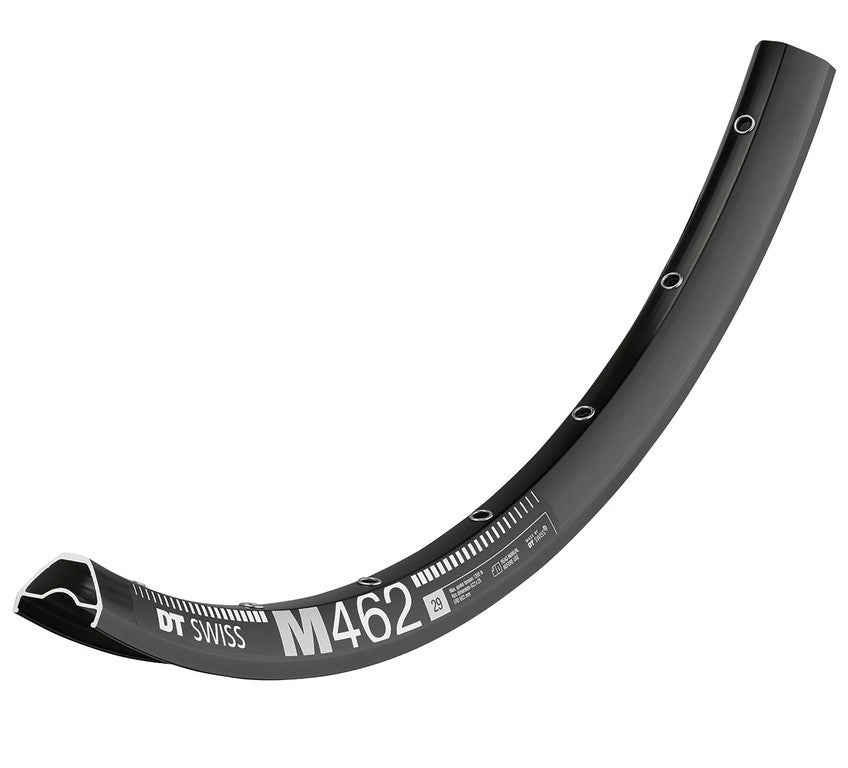 Llanta DT Swiss M 462 de 29", negra, 28 agujeros, 622-25, LV 6,5 mm