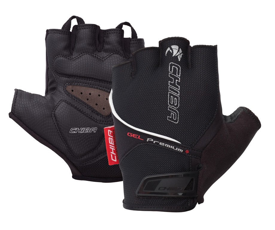 Guanti Chiba Gel Premium corti nero, t. S/7