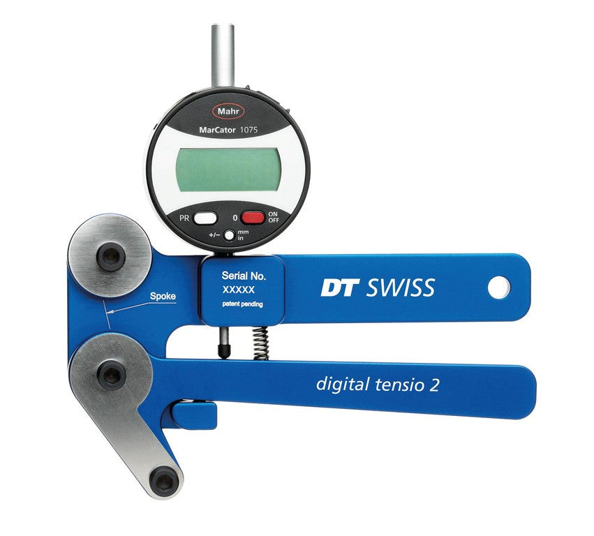Misuratore digital. Tens. raggi DTSwiss blu, 0,01/12,5mm